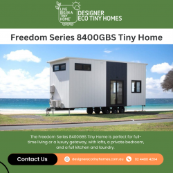 Freedom Series 8400GBS Tiny Home – Designer ECO Tiny Homes