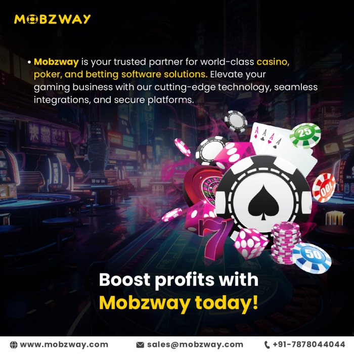 Mobzway: Your Trusted Partner for Casino, Poker & Betting Software