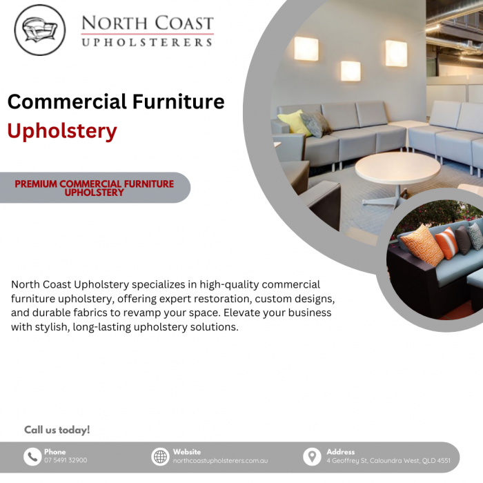 Expert Commercial Furniture Upholstery Services by North Coast Upholstery