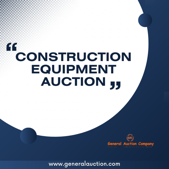 Construction Equipment Auction