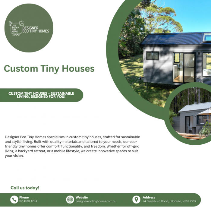 Unique Custom Tiny Houses by Designer Eco Tiny Homes