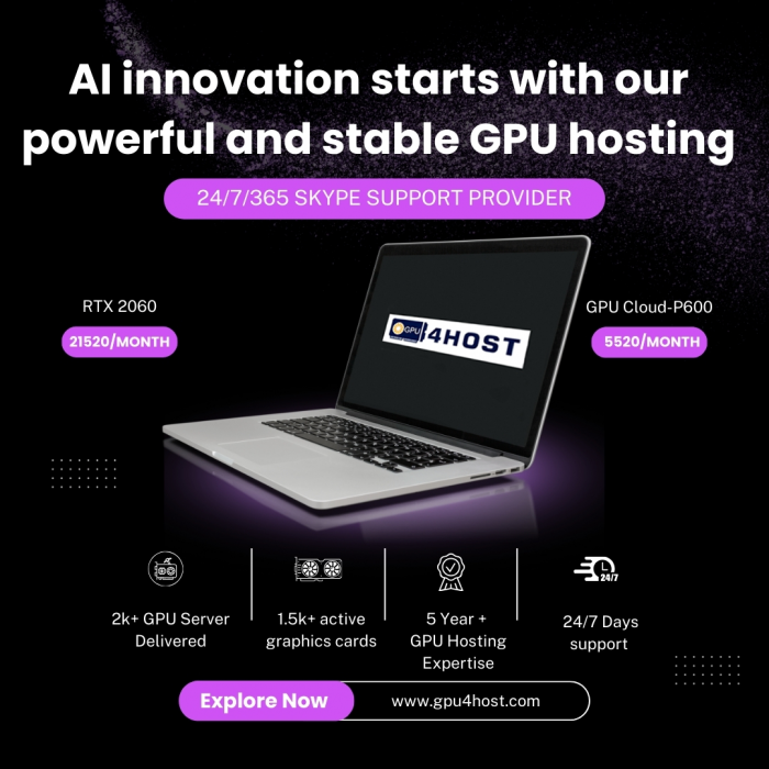 AI innovation starts with our powerful and stable GPU hosting.