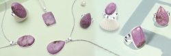 Assorted Purpurite Jewelry: The Crystal Helping You Reconnect With Your Divine Nature