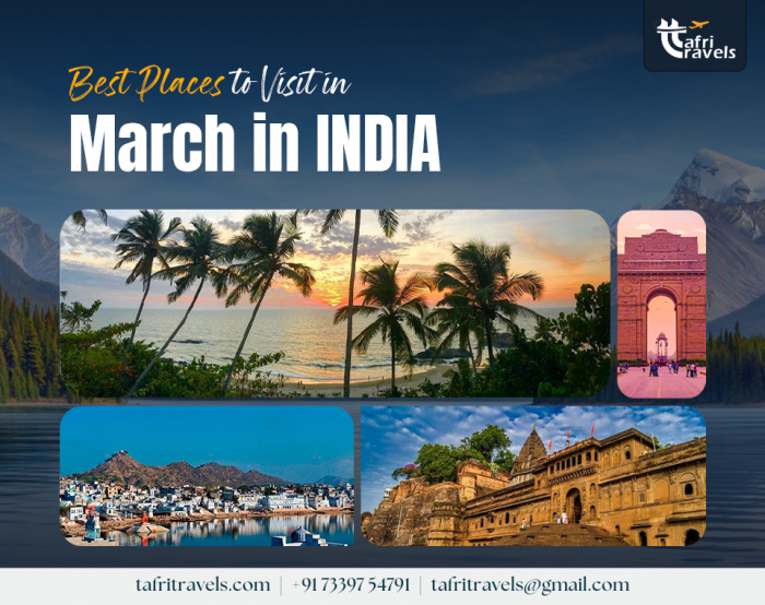 Best Places to Visit in March in India 2025