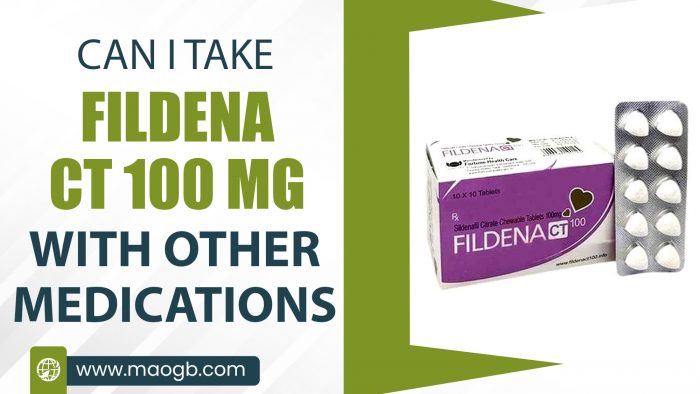 Can I take Fildena CT 100 mg with other Medications