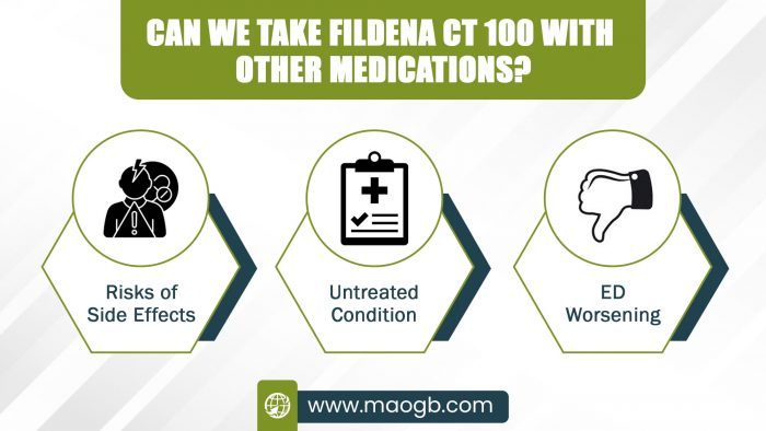 Can We Take Fildena CT 100 With Other Medications?