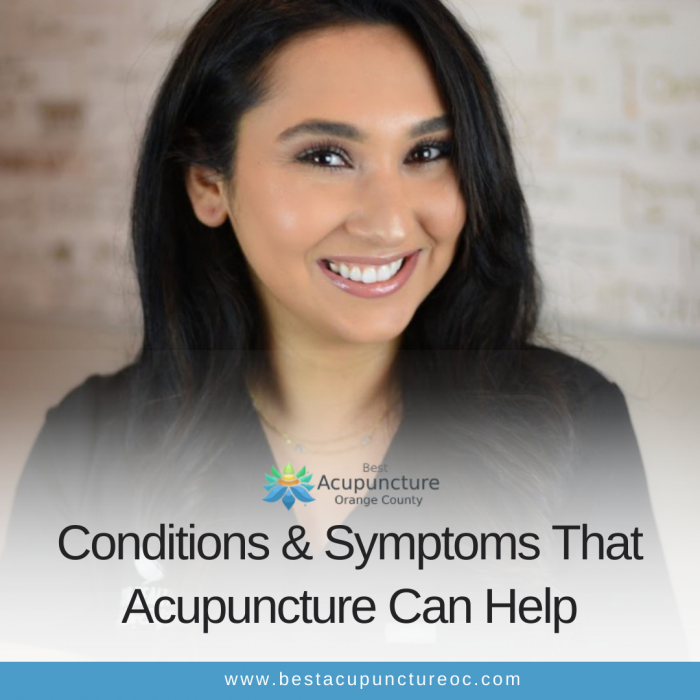 Conditions & Symptoms That Acupuncture Can Help