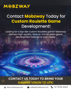 Contact Mobzway Today for Custom Roulette Game Development!