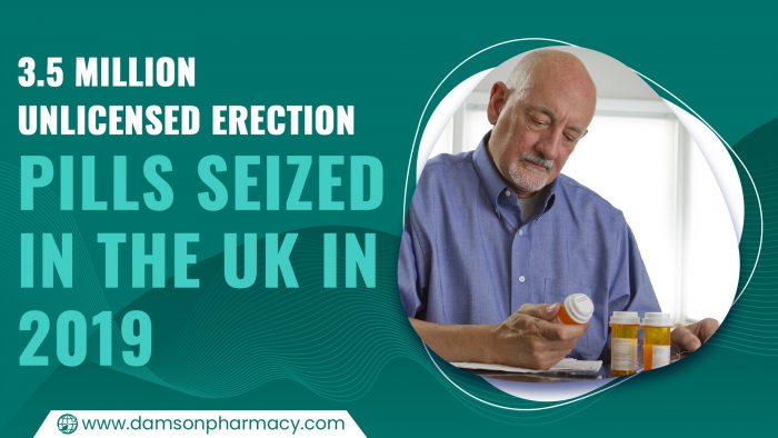 3.5 Million Unlicensed Erection Pills Seized in The UK in 2019