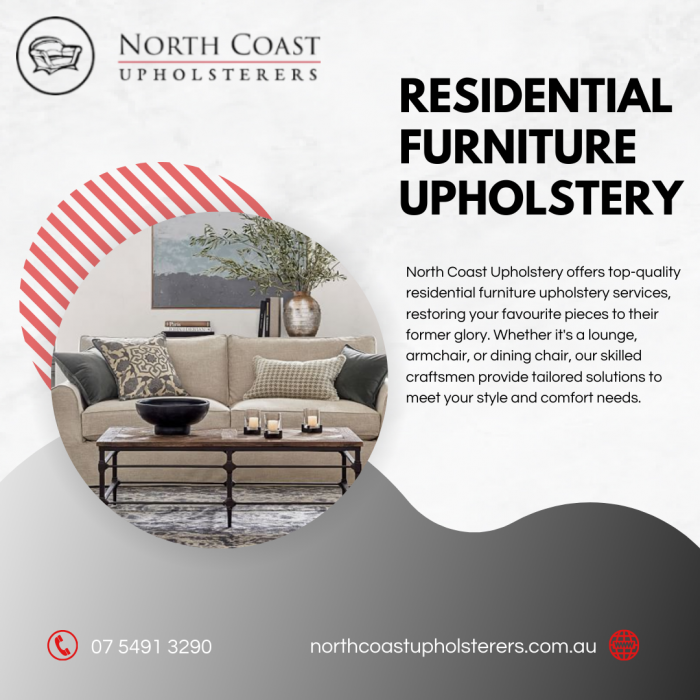 Expert Residential Furniture Upholstery Services – North Coast Upholstery