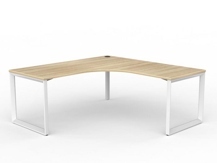 OL Anvil 90° Workstation Corner Desk – Oak Top