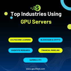 Why These 5 Industries Rely on GPU Servers in 2025