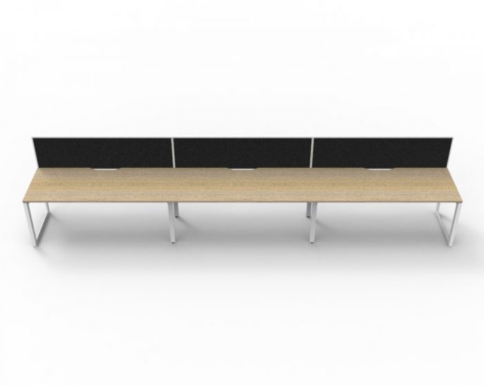 RL Loop Single Side Workstation with Screen Suitable From 1 to 3 Person
