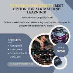 GPU Dedicated Server Best option for AI and Machine Learning