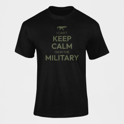 Shop Military Men T-Shirt I Can’t Keep Calm at Olive Planet