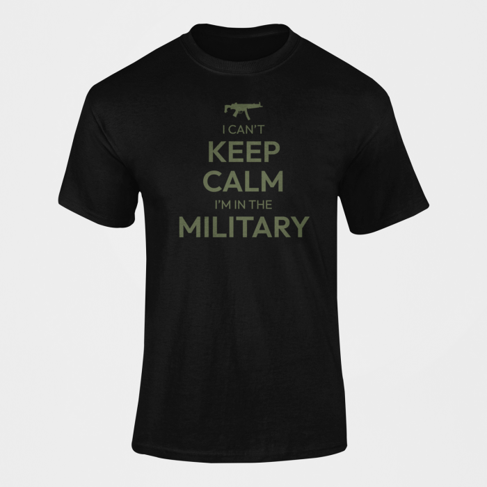 Shop Military Men T-Shirt I Can’t Keep Calm at Olive Planet
