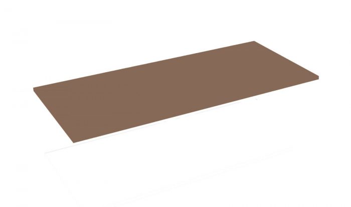 GP Rectangular Desk Top – Regal Walnut