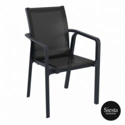 FL Pacific Hospitality Outdoor Stackable Armchair