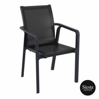 FL Pacific Hospitality Outdoor Stackable Armchair