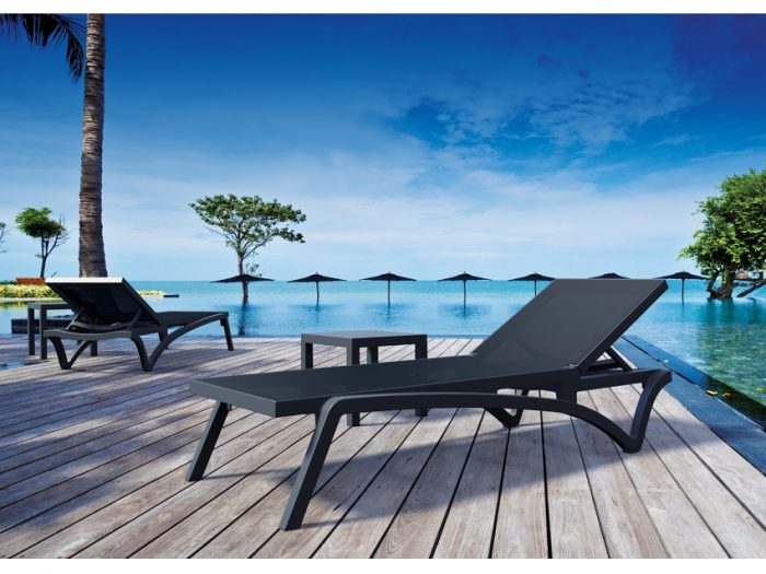 FL 3 Piece Pacific Hospitality Sunlounger & Side Table Package