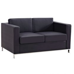ST Plaza PU Leather 2 Seater Lounge Sofa