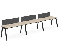 DD Vista Workstation Double Sided For 6 Person With Sonik Screen