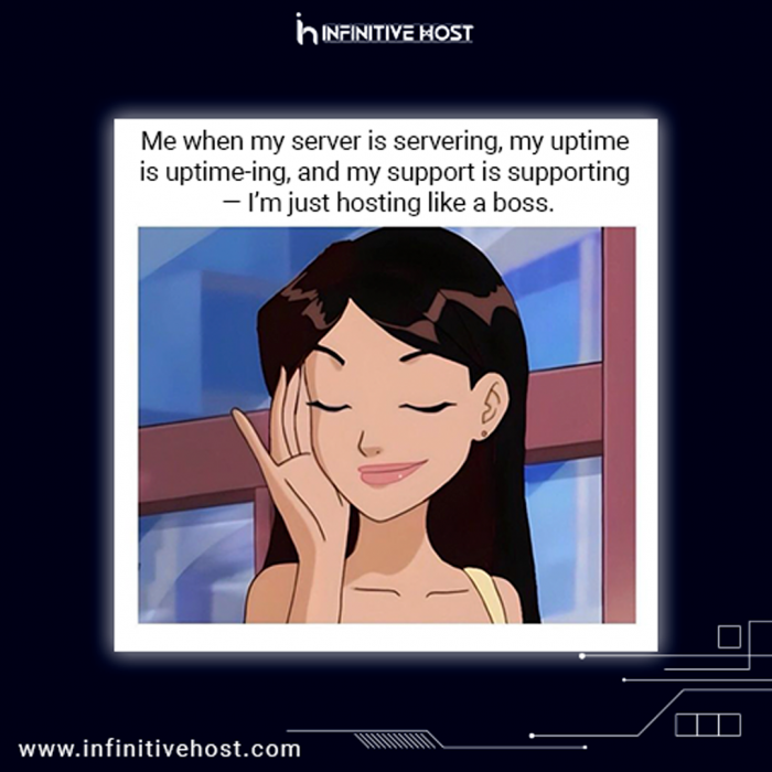 When Your Hosting is Hosting and Your Uptime is Flawless