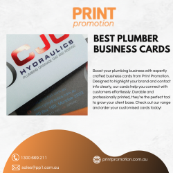 Best Plumber Business Cards – Print Promotion