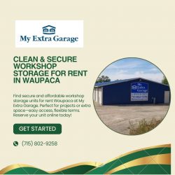 Clean & Secure Workshop Storage for Rent in Waupaca
