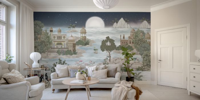 Creating Warmth with Indian wallpaper
