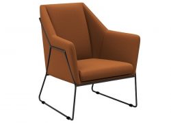 DD Eadu Fabric Upholstered Arm Chair