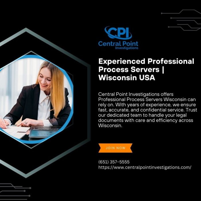 Experienced Professional Process Servers Wisconsin USA