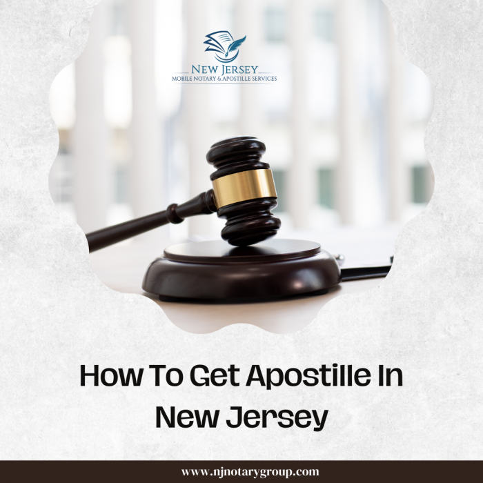 How To Get Apostille In New Jersey