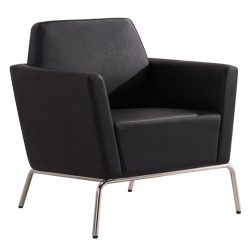 ST Jaden PU Leather Upholstered Single Seater Lounge