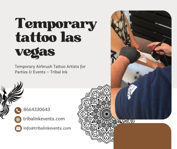Get temporary tattoo in Miami from Tribal Ink Events
