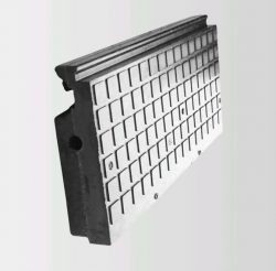 Rubber crossing plate