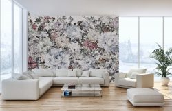 wallpaper floral mural