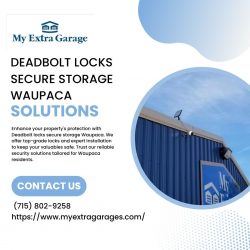 Deadbolt Locks Secure Storage Waupaca Solutions