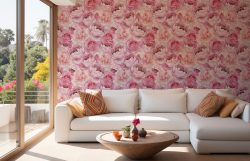 flower print wallpaper