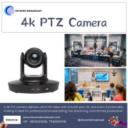 Buy the best 4k PTZ camera for Online teaching solution