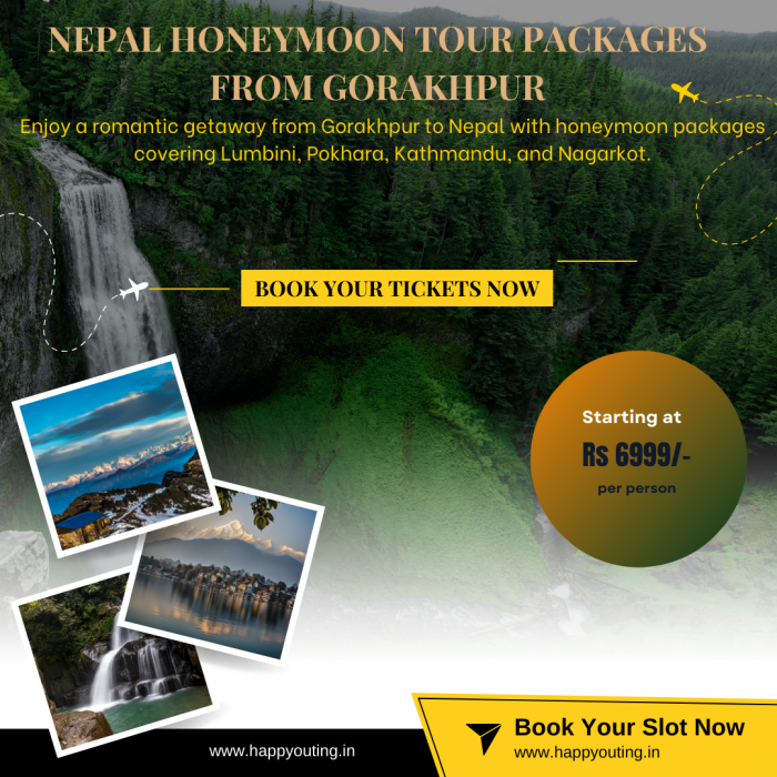 Nepal Honeymoon Tour Package from Gorakhpur