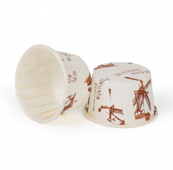 Windmill Style Roll Mouth Baking Paper Cupcake Liners