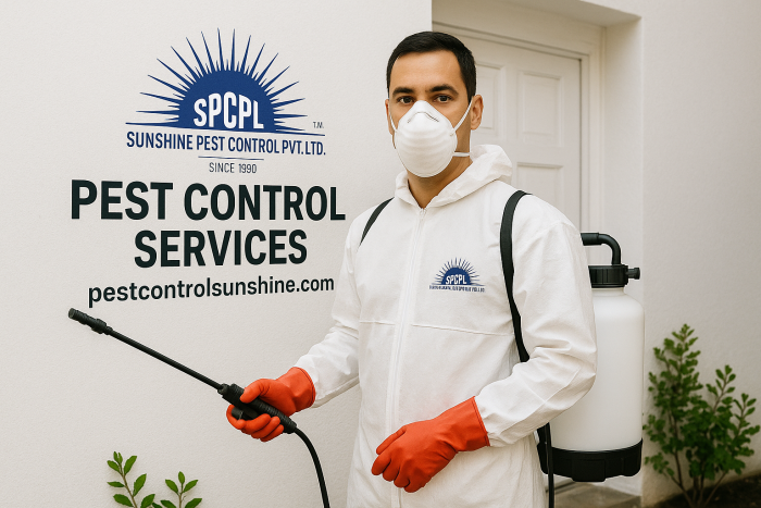 Sunshine Pest Control Private Limited is an ISO 9001:2015-certified company.