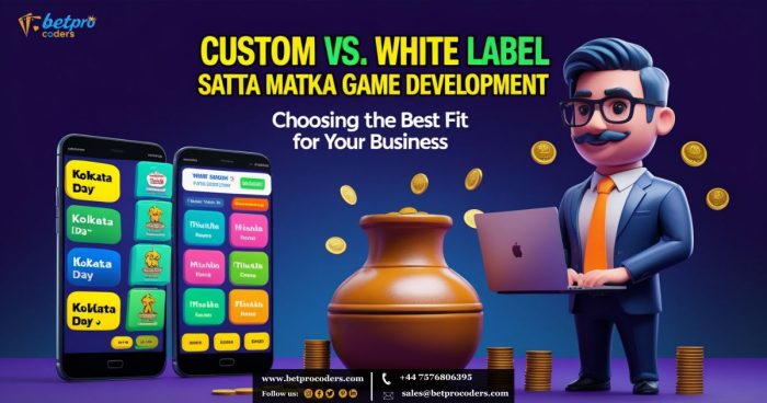 Custom vs. White Label Satta Matka Game Development