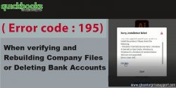 Different ways to Rectify QuickBooks Error Code 195