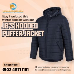 JB’s Hooded Puffer Jacket – Hawkesbury Screen Printing & Embroidery