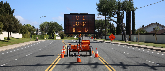 Reliable Traffic Management Signage and Control Equipment Available for Hire