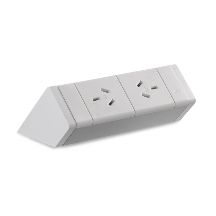 Athena Above Desk 2 GPO Power Rail