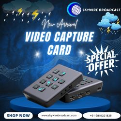 Video capture card for live streaming