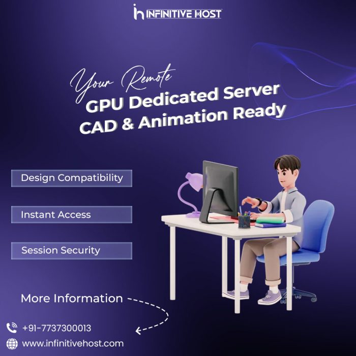 Your Remote GPU Dedicated Server: CAD & Animation Ready